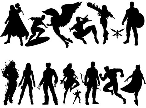 Silhouettes Marvel Superheroes Quiz