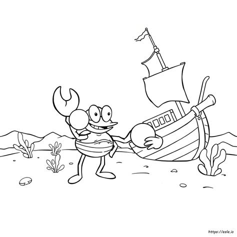 Coloring Pages Of Mr Krabs