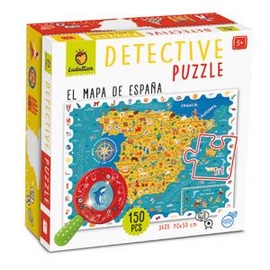 Puzle Detectiu El Mapa D Espa A Amb Peces De Ludattica Enviament