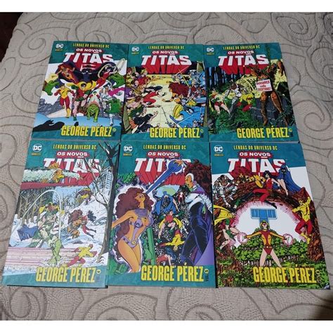 Hq Lendas Do Universo Dc Os Novos Tit S Volumes A Shopee Brasil