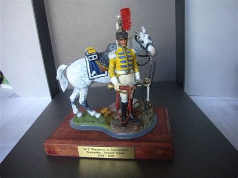 Konvolut 2 5 Zinnfiguren 90 mm La Grande Armée de Napoléon Reiter