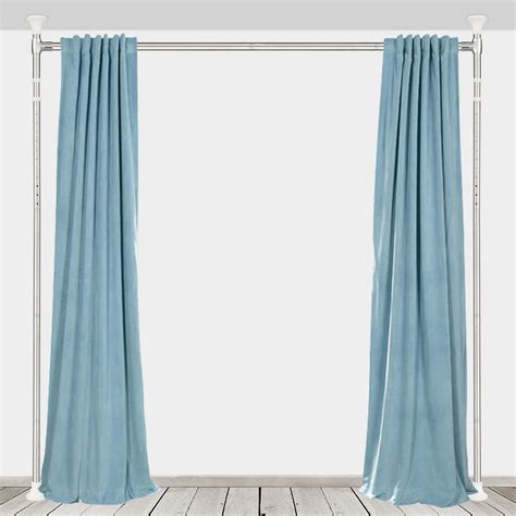 Buy Room Divider Curtain Rod - Drilling Free Stainless Steel Curtain Rods for Windows,Room ...