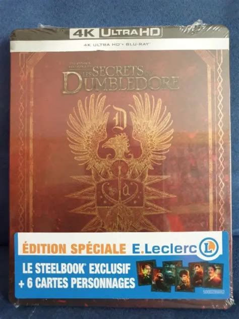 LES ANIMAUX FANTASTIQUES Les Secrets De Dumbledore SteelBook 4K Ultra