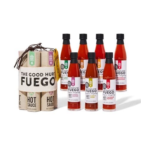 The Good Hurt Fuego A Hot Sauce Gift Set For Hot Sauce Lovers Set Of Walmart