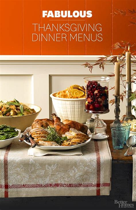 Serve A Fabulous Meal With The Help Of Our Thanksgiving Dinner Menus