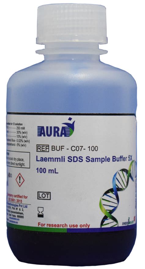 Laemmli SDS Sample Buffer 5X at ₹ 1200/piece | Tris Buffer Solution in ...