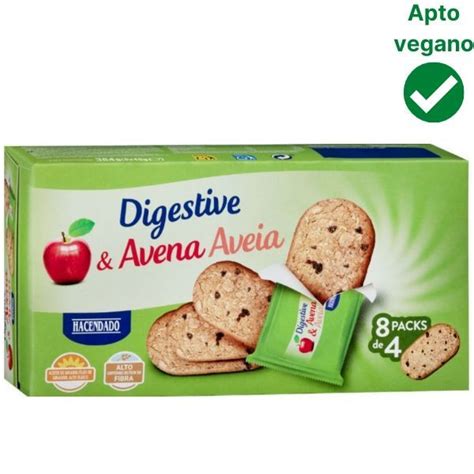 Galletas Digestive Manzana Hacendado Mercadona Vegano Por Accidente