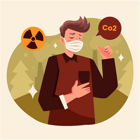 Premium Vector Hand Drawn Environmental Pollution Illustration