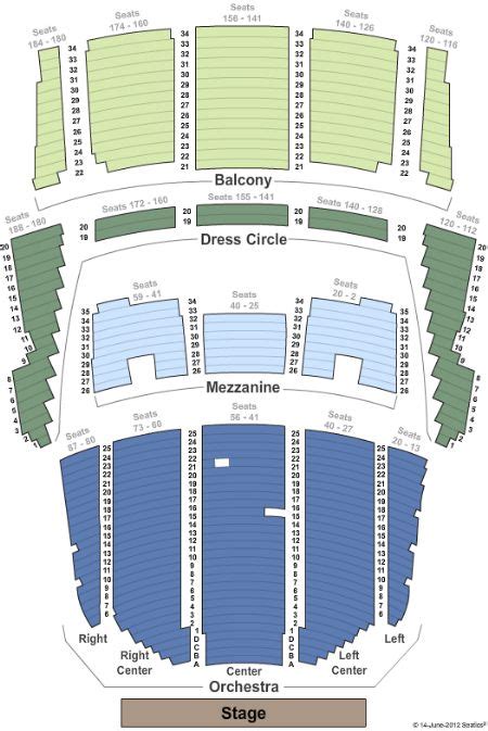 Queen Elizabeth Theatre Seating Chart | Queen Elizabeth Theatre ...