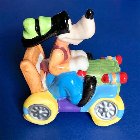 Goofy Figurine 1992 Goofy Box Car 3 Race Car Goofy's Race | Etsy