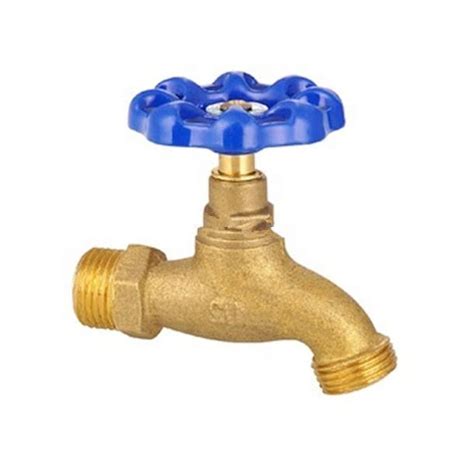 Plastic Handle Brass Bibcock For Bathroom Hot Cold Water Brass Water Tap And Brass Bibcock