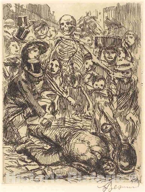 Art Print Albert Besnard The Accident L Accident 1900 Vintage