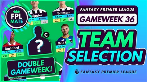 FPL GW36 TEAM SELECTION Isak Vs Wilson Transfers Captain Fantasy