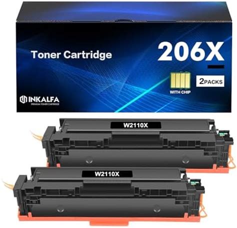 X A Toner Cartridges Pack With Chip High Yield Replacement