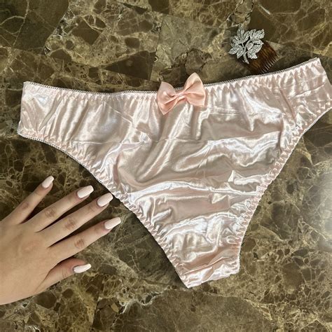 Nwot Vtg S Y K Shiny Satin Stl Bikini Sissy Panties Gem