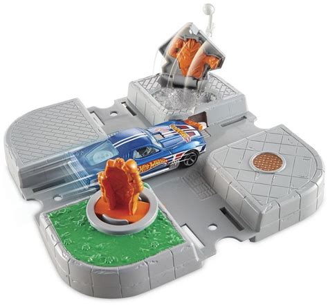 Hot Wheels Cyborg Crossing Store Bg