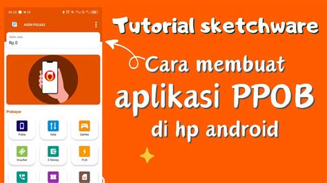 Membuat Aplikasi Ppob Dan Konter Pulsa Menggunakan Sketchware Tutorial Bersama Wahyu Kang Kopi