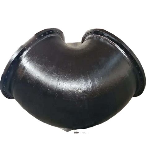 En545 ISO2531 Ductile Iron Double Flanged Bend With Bitumen Coating