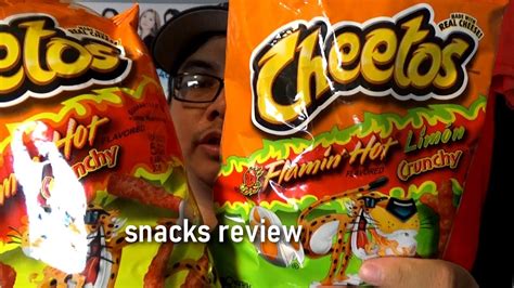 Cheetos Flamin Hot And Flamin Hot Limon Snack Review YouTube