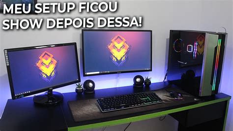 Meu Setup Gamer Ficou Top Assim Mais Rgb Ainda Olha Como Ficou