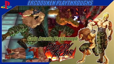 Bloody Roar PS1 Gado The Lion Arcade Playthrough YouTube