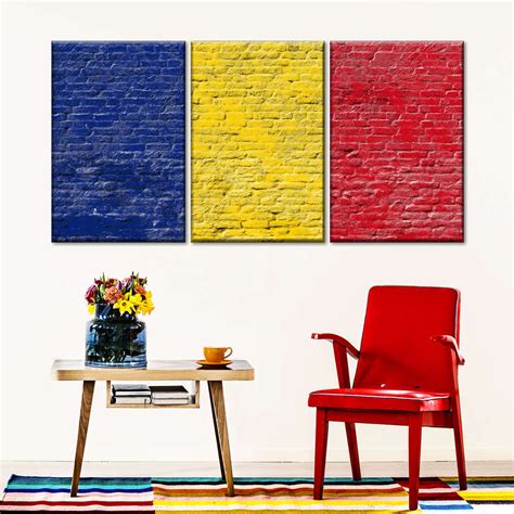 Brick Romanian Flag Wall Art | Digital Art