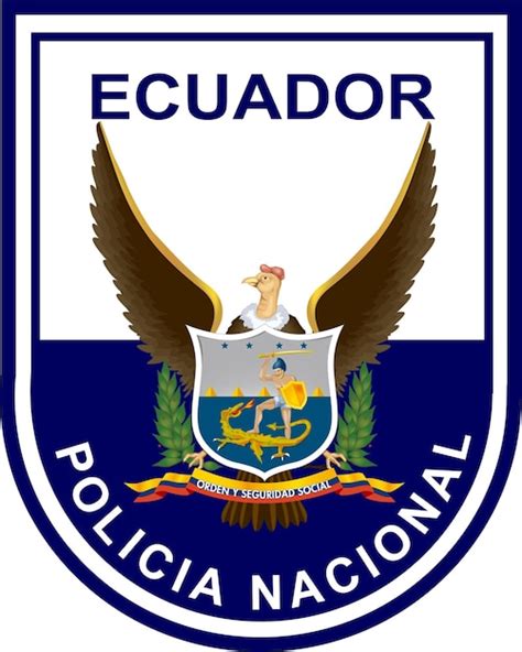 Logo Policia Nacional Vetor Premium