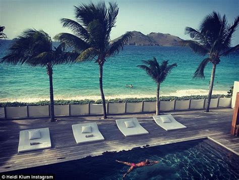 Heidi Klum Briefly Suspends Her Tropical Vacation To Test Drive Her Latest Tiny Bikini Daily