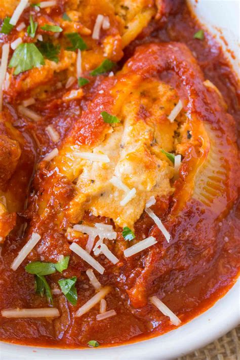 Ricotta Stuffed Shells Recipe Video Dinner Then Dessert