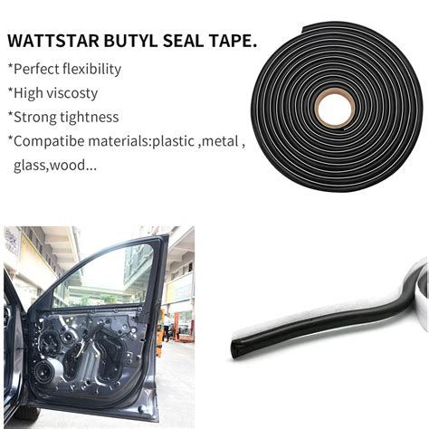 Wattstar 15ft Butyl Tape 3 8 Inches Headlight Sealant Black Butyl