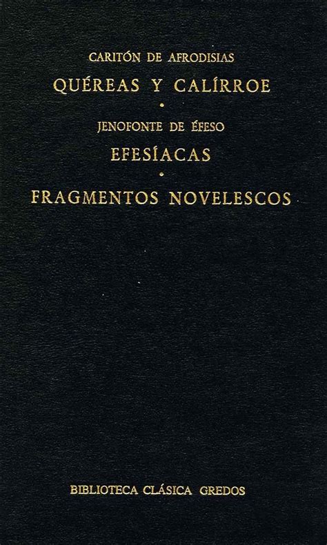 Qu Reas Y Cal Rroe Efes Acas Fragmentos Novelescos Biblioteca