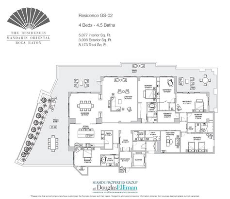 The Residences at Mandarin Oriental Floor Plans, Luxury Condos in Boca ...