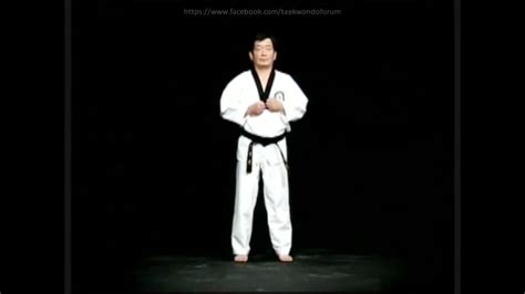 1 Il Jang Poomsae Taegeuk Technical English Speak [hd]