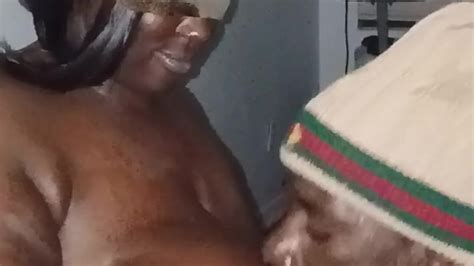 SUPER BIG CHOCOLATE TITTIES HANGING WHILE GORILLA PUNCHER SUCKING Free Sex Video