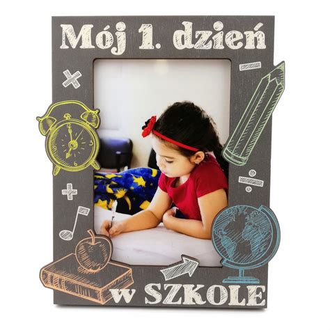 Dzie Dziecka Do Szko Y Obrazki Ramki Odciski R Czek I St Pek