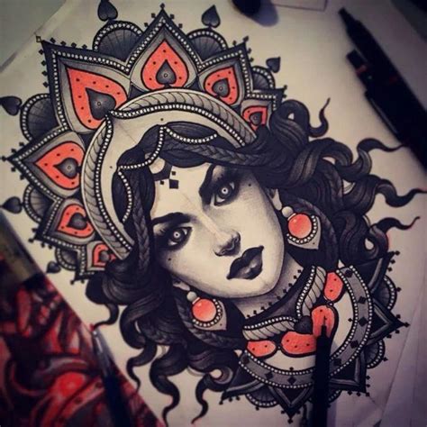 A Reclusive Russian Tattoo Artist's Stunning Sketches | Traditional ...