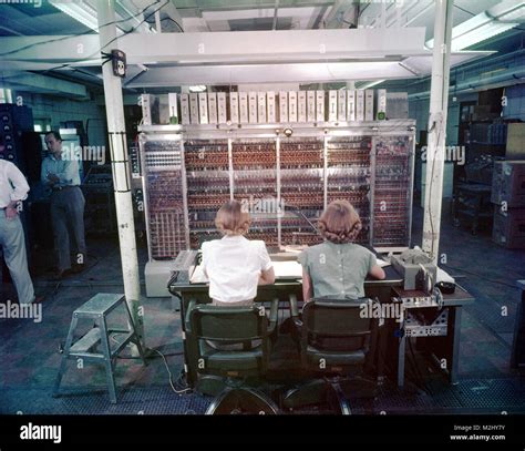 MANIAC-I, Vacuum Tube Computer, 1952 Stock Photo - Alamy