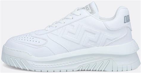 Versace White Greca Odissea Trainers For Men Lyst