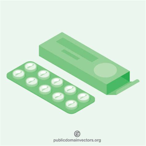 Blister pack for medication | Public domain vectors