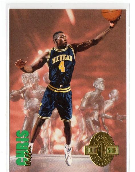 Chris Webber Classic Four Sport Rc Id N Ebay