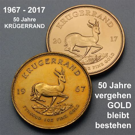 Krügerrand 2017 Prägejahr Jahrgang Auflage Preise gold silber