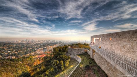 View Of Downtown Los Angeles From The Getty Museum Flickr