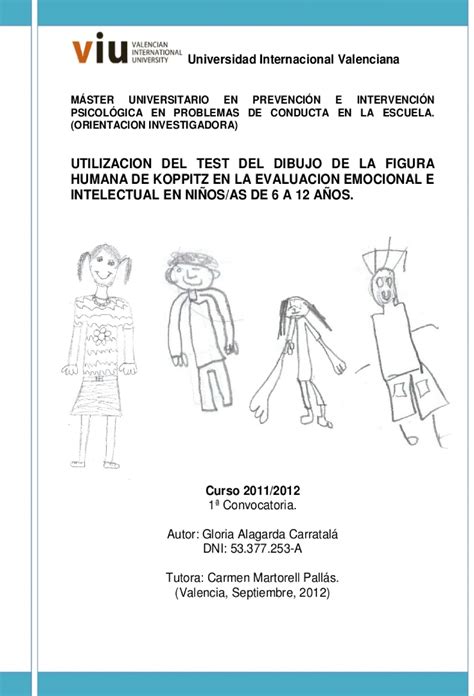 El Dibujo De La Figura Humana En Los Ni Os Koppitz Actividad Del Ni O