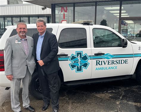 Riverside Receives Ambulance ﻿Vehicle Donation