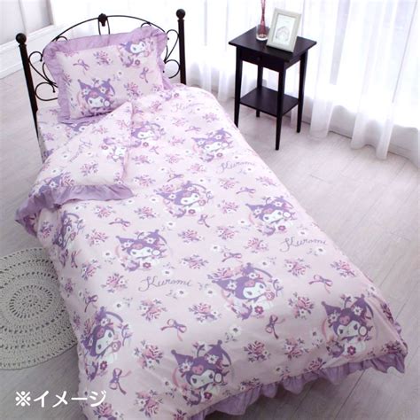 Single Bed Cover 3 piece Set Kuromi - Meccha Japan