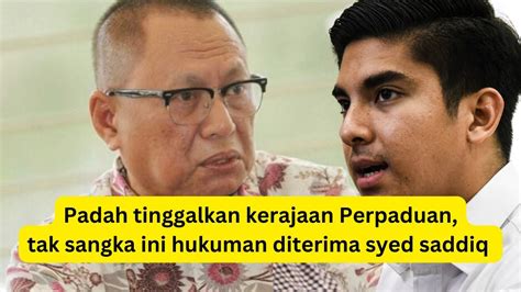 Syed Saddiq Terima Padah Tinggalkan Kerajaan Perpaduan Tak Sangka Ini