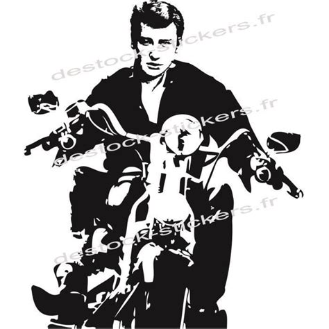 Stickers Johnny Hallyday En Harley Davidson En 2021 Johnny Hallyday