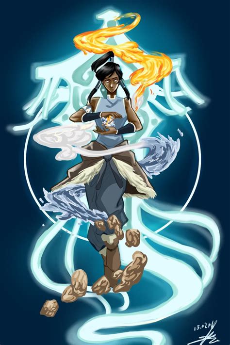 Avatar Korra And Raava Korra A Lenda De Korra Lenda