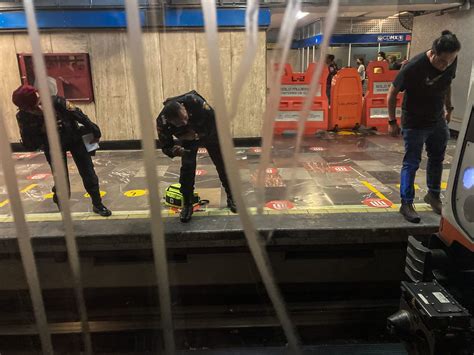 Noche Trágica En El Metro Una Persona Fue Arrollada En Vías De La