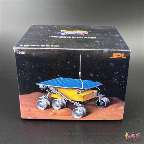 1996 Hot Wheels Sojourner Mars Rover JPL 24K Gold Plated Limited Collector Edition